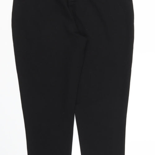 M&S Womens Black   Carrot Trousers Size 32 in L26 in