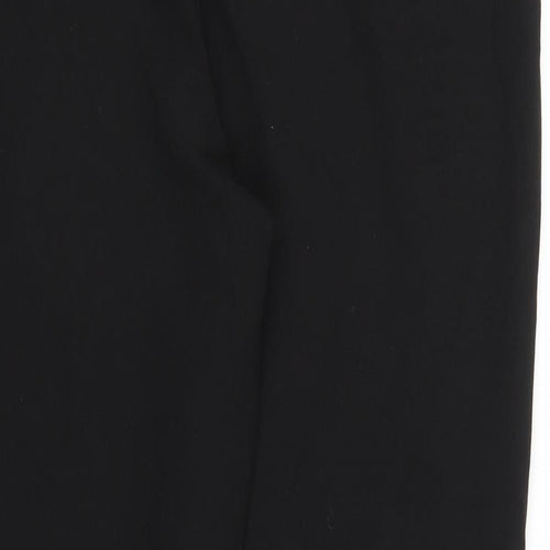 M&S Womens Black   Carrot Trousers Size 32 in L26 in