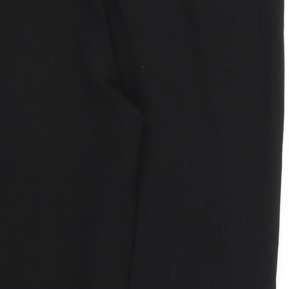 M&S Womens Black   Carrot Trousers Size 32 in L26 in