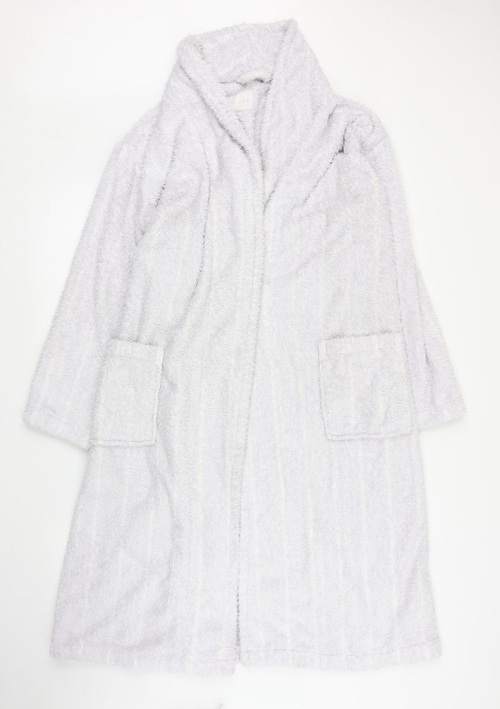 Per Una Womens Pink Striped  Chemise Robe Size M