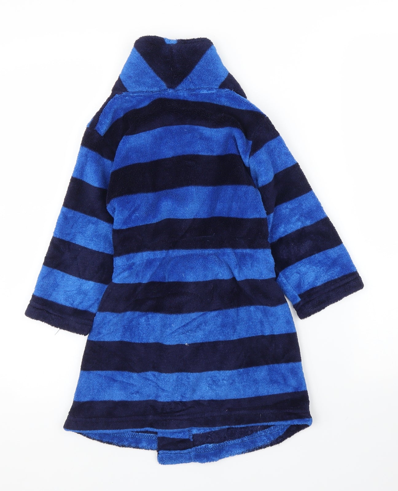 TU Boys Blue Striped   Robe Size 2-3 Years