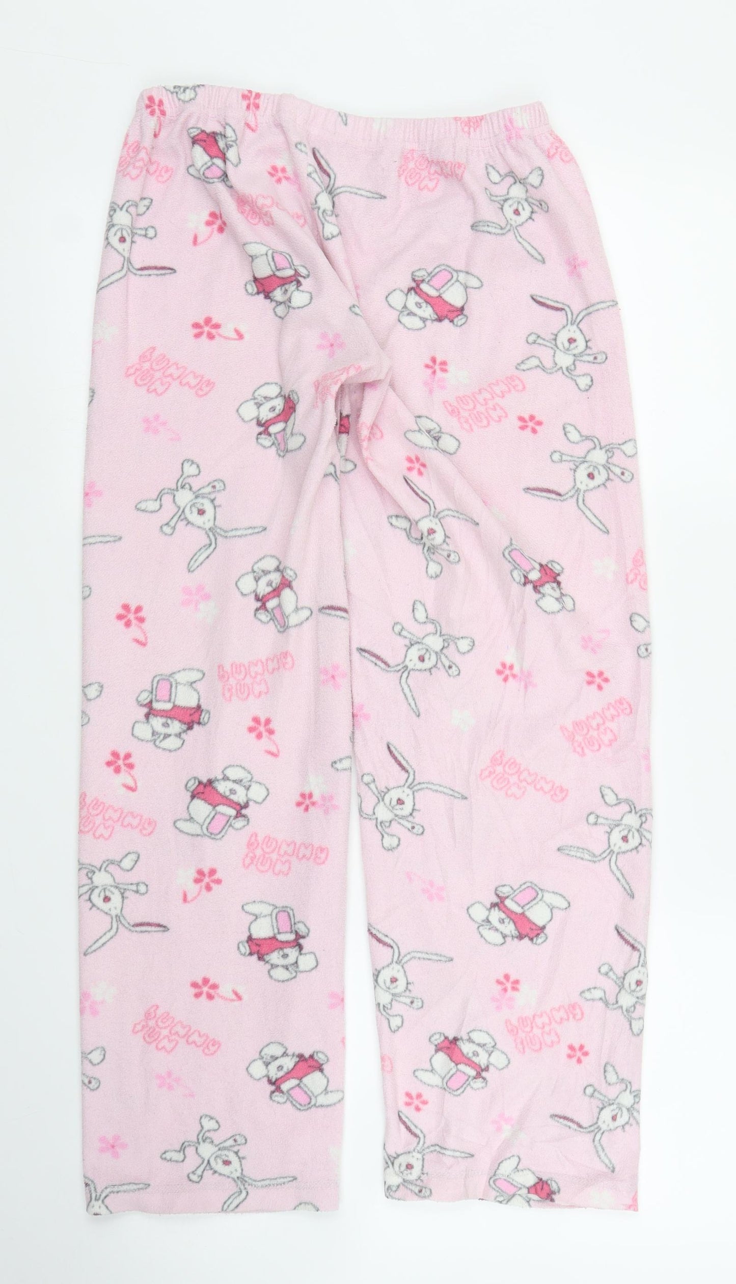 Preworn Womens Pink Solid  Chemise Pyjama Pants Size 8
