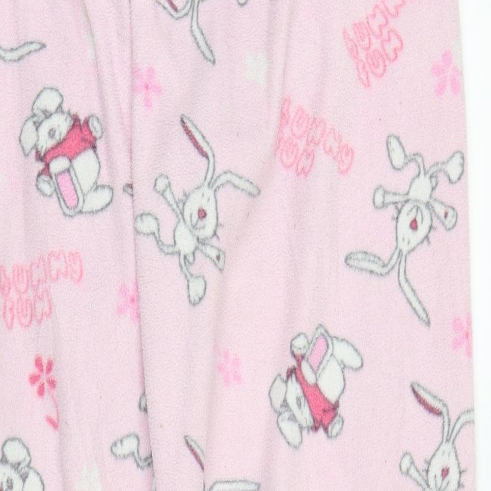 Preworn Womens Pink Solid  Chemise Pyjama Pants Size 8