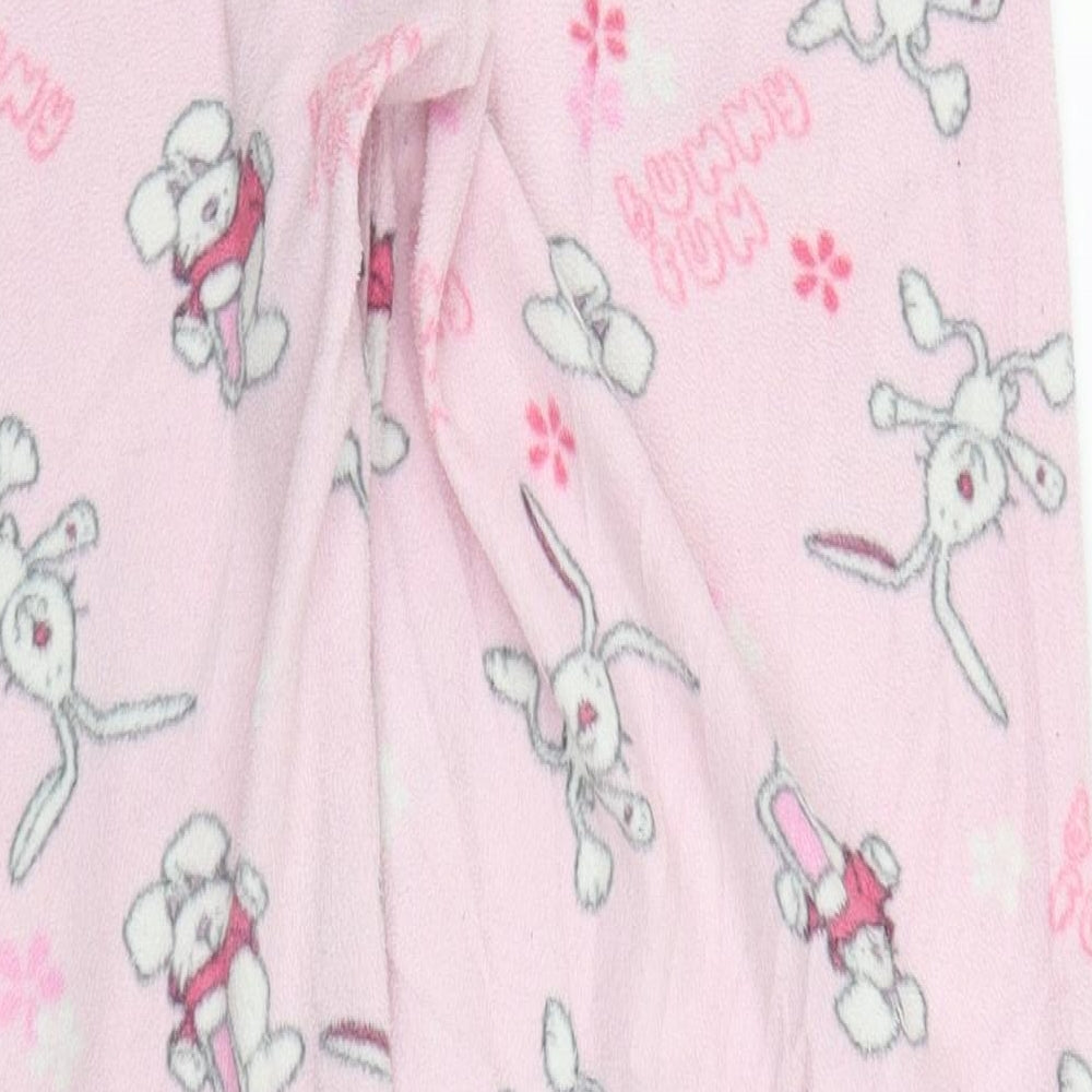 Preworn Womens Pink Solid  Chemise Pyjama Pants Size 8