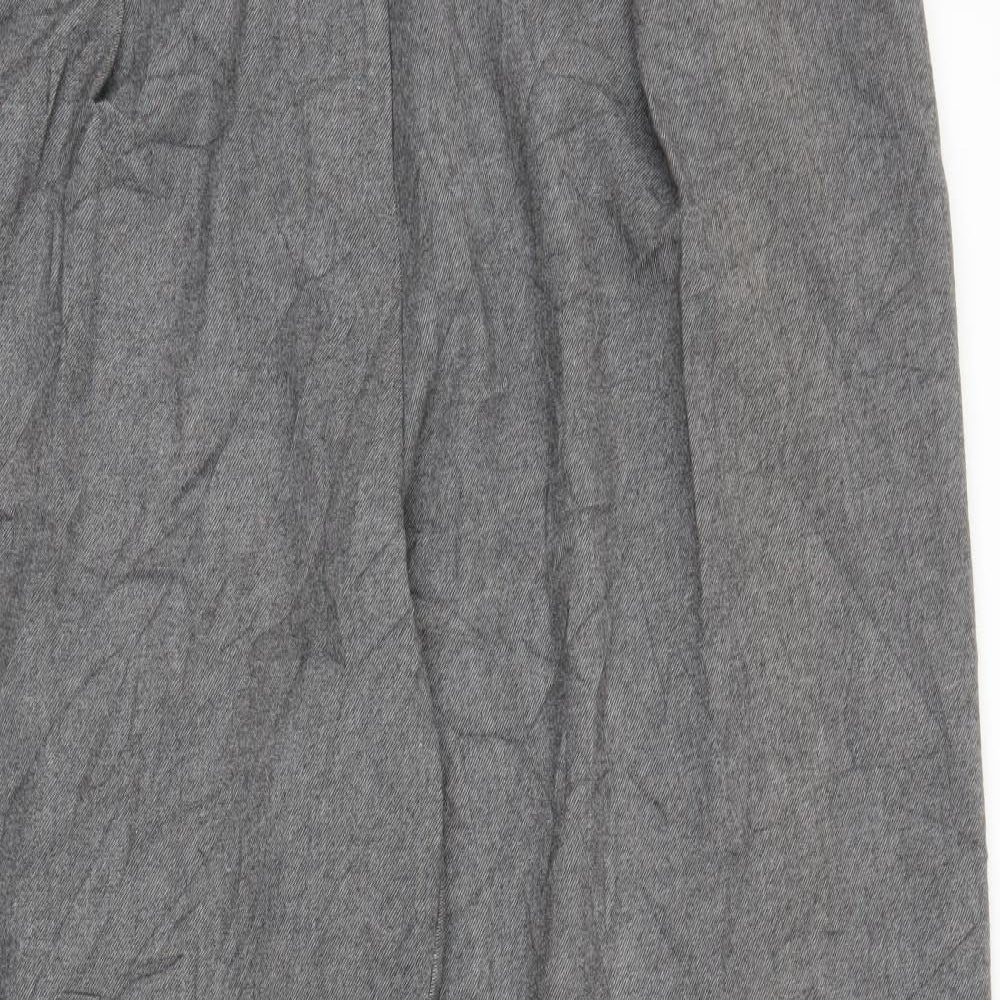 M&S Womens Grey   Trousers  Size 18 L29 in
