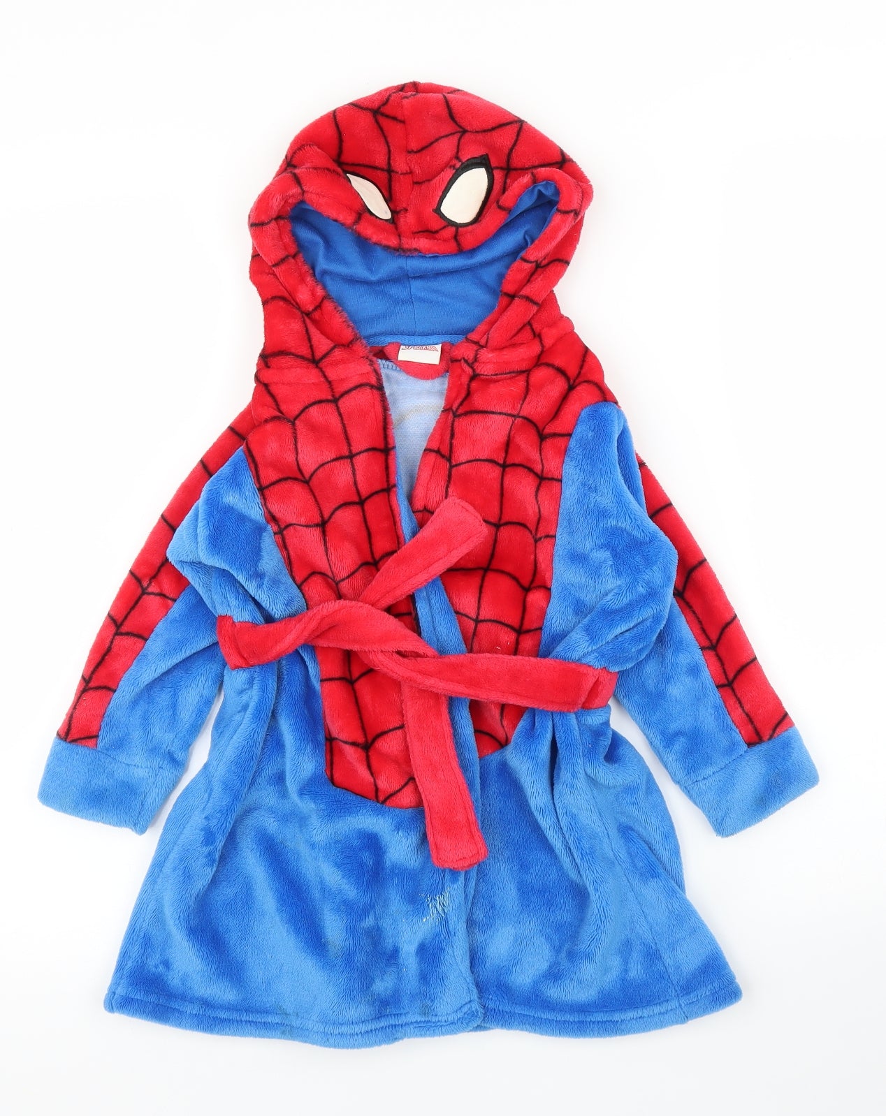 Primark Boys Blue Solid   Robe Size 2-3 Years  - Spiderman