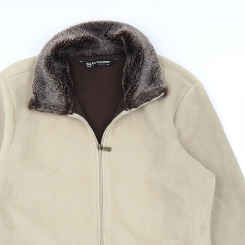 BC Clothing Womens Beige   Jacket Coatigan Size L