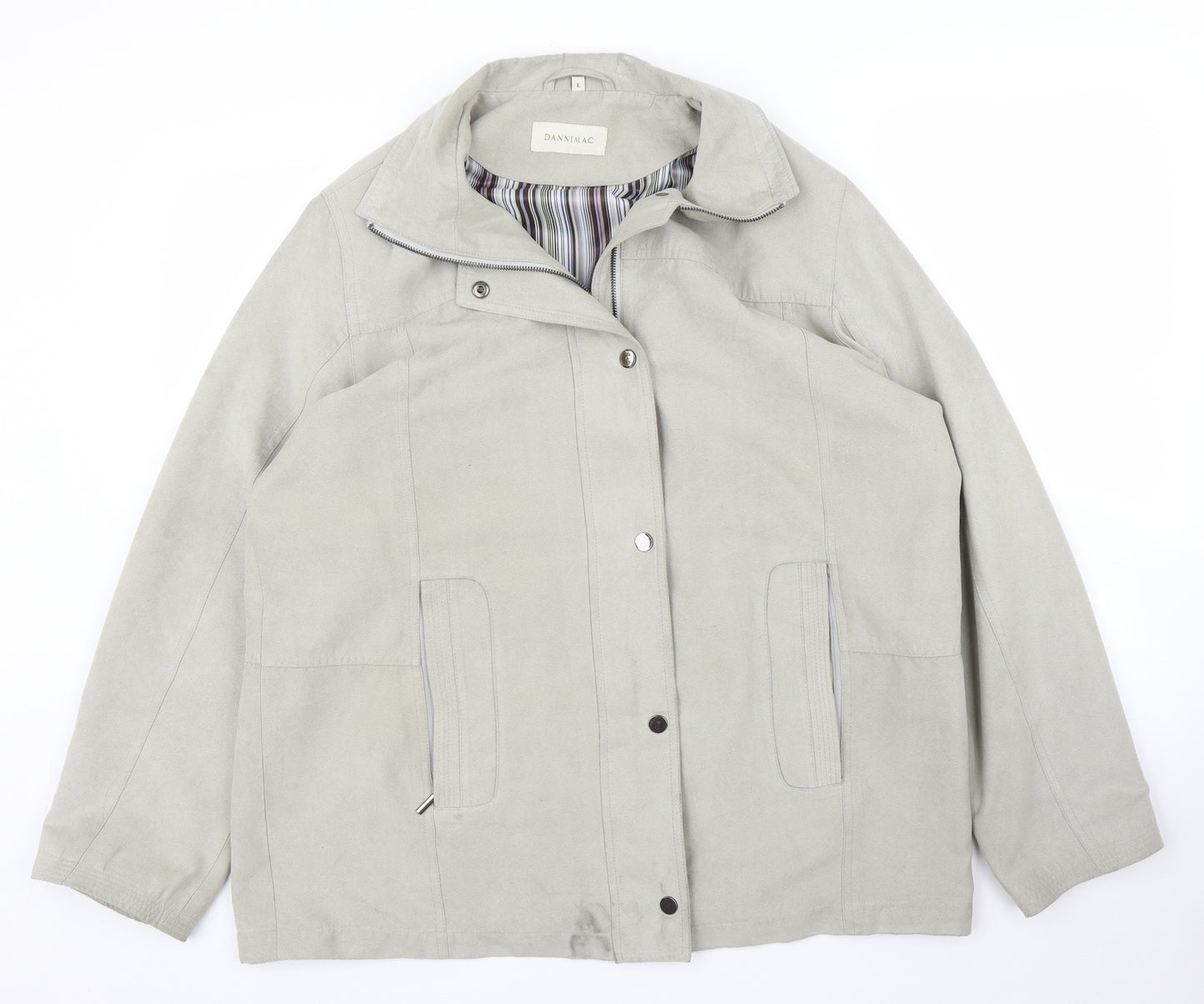 Danimac Womens Grey   Overcoat Coat Size L