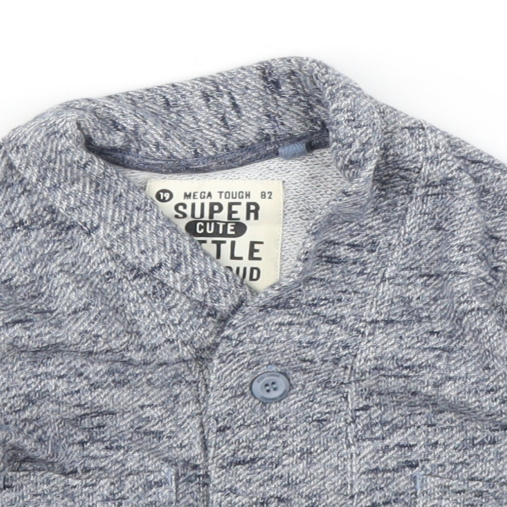 NEXT Boys Blue   Cardigan Jumper Size 6-9 Months