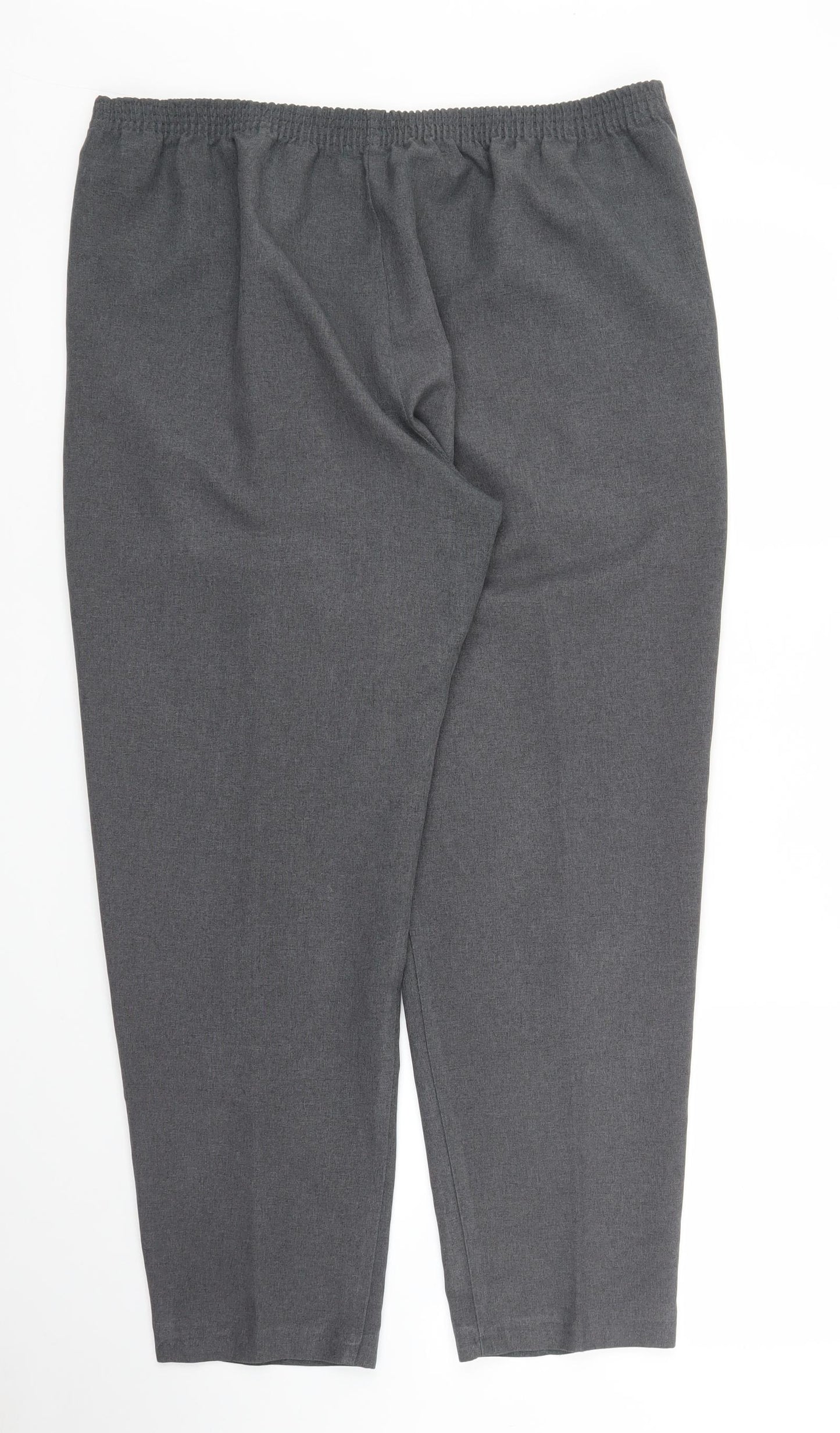 Happit Womens Grey   Capri Trousers Size 16 L26.5 in