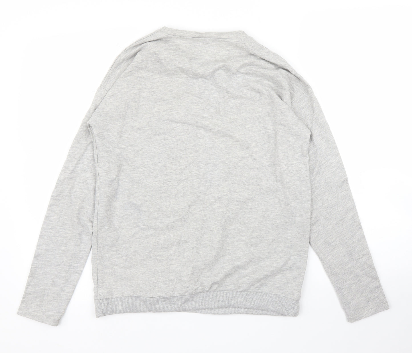 Matalan Womens Grey Solid  Top Pyjama Top Size XS