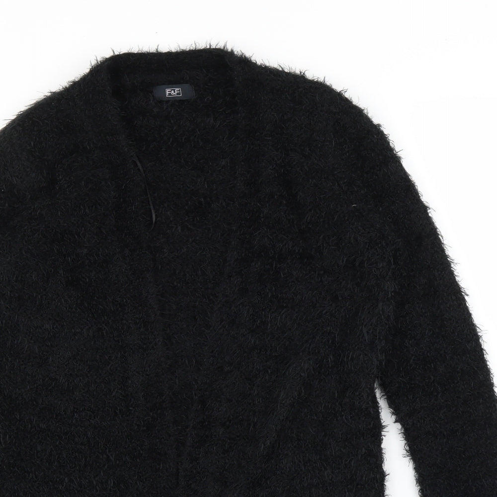 F&F Womens Black   Cardigan Jumper Size 8