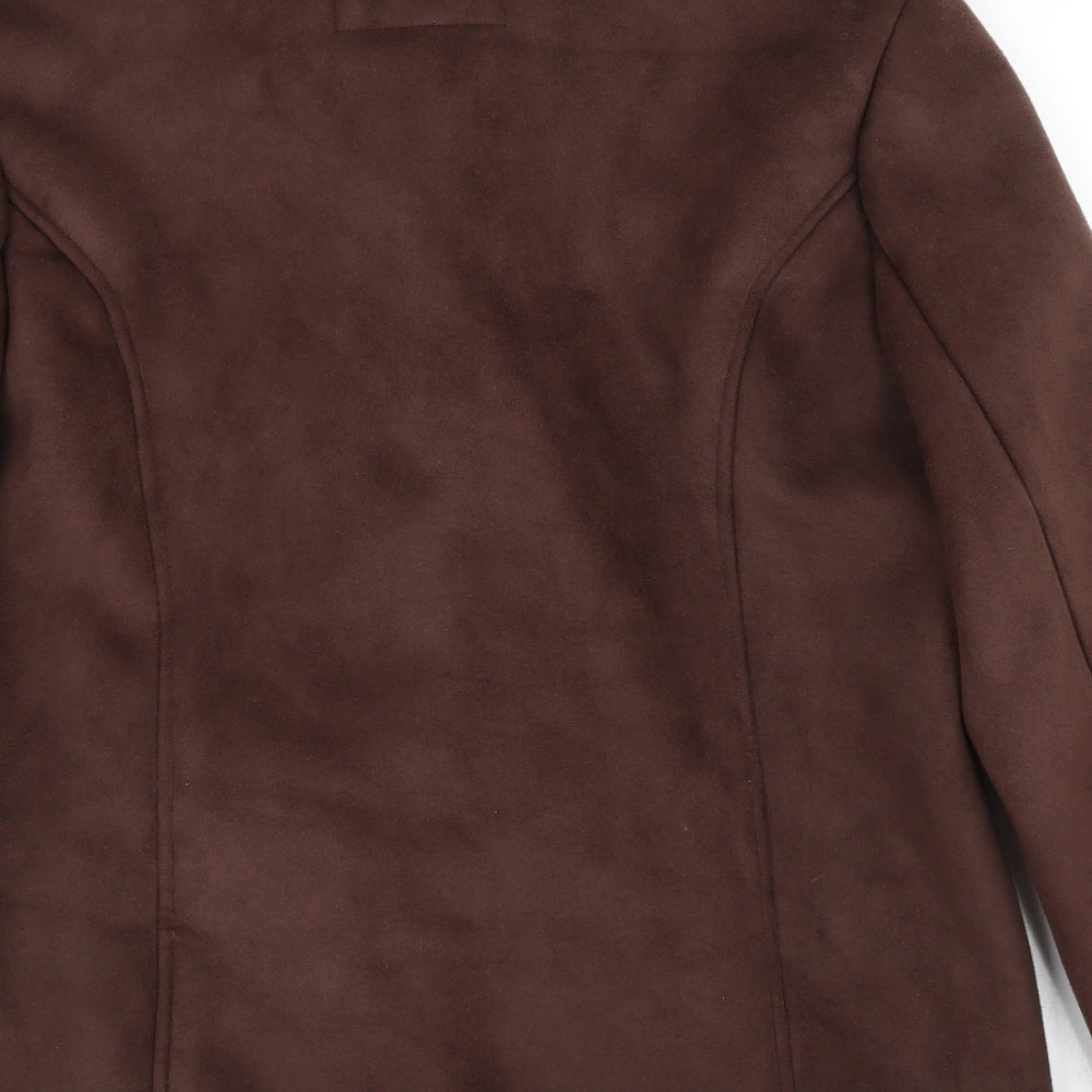 Berkertex Womens Brown   Overcoat Coatigan Size 14