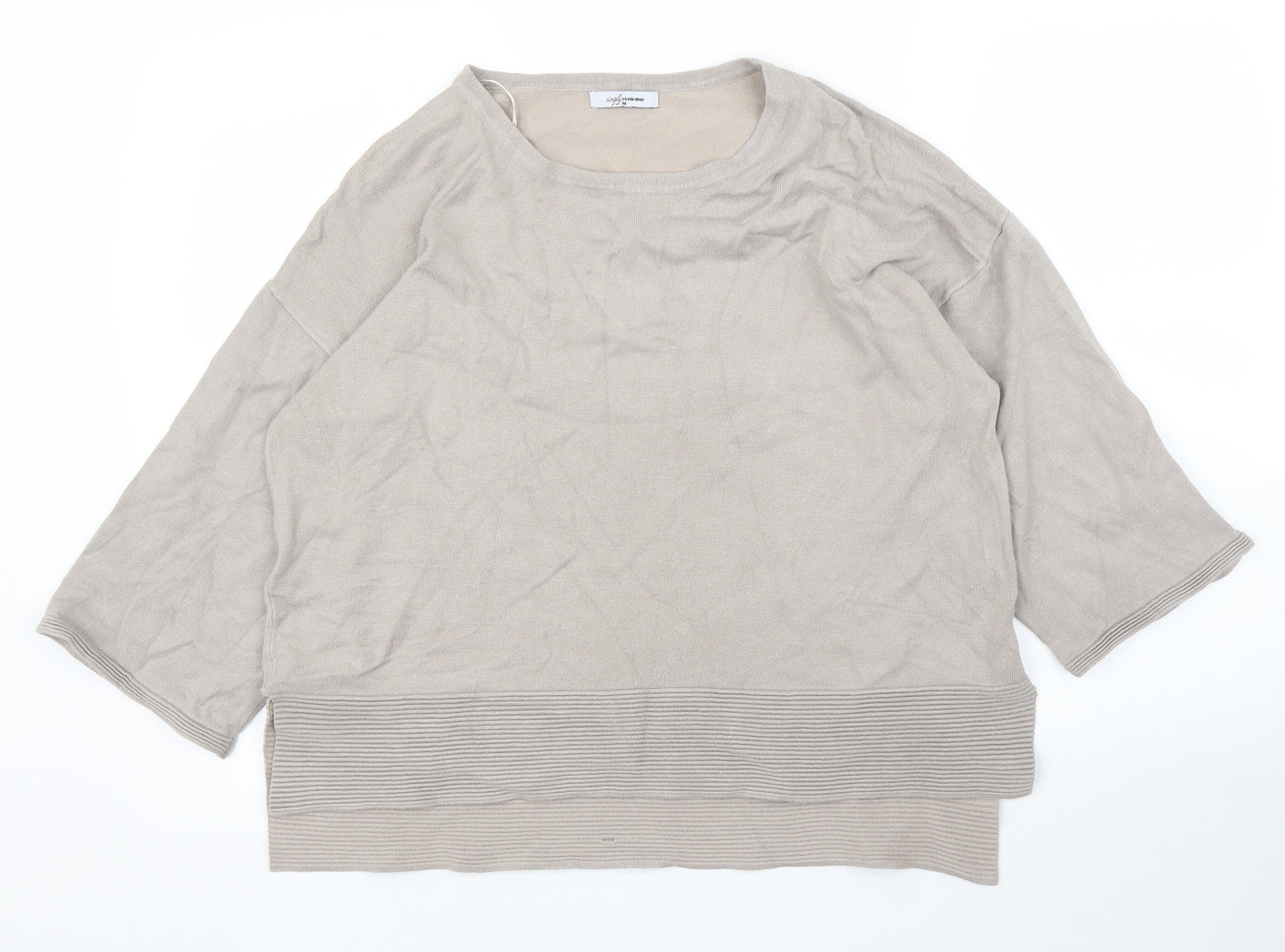 Simply Stock Shop Womens Beige   Pullover Jumper Size M