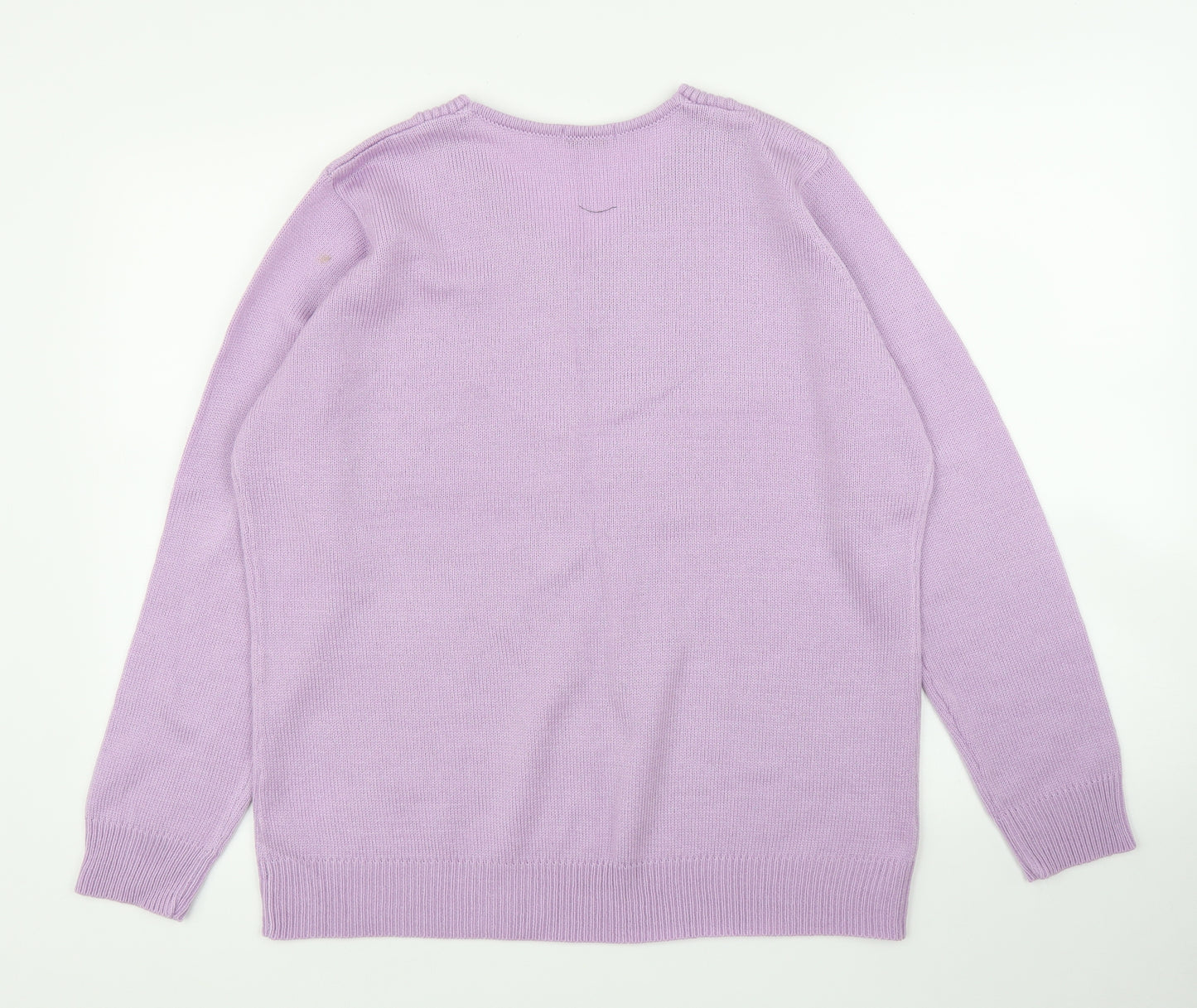 Damart Womens Purple   Pullover Jumper Size L