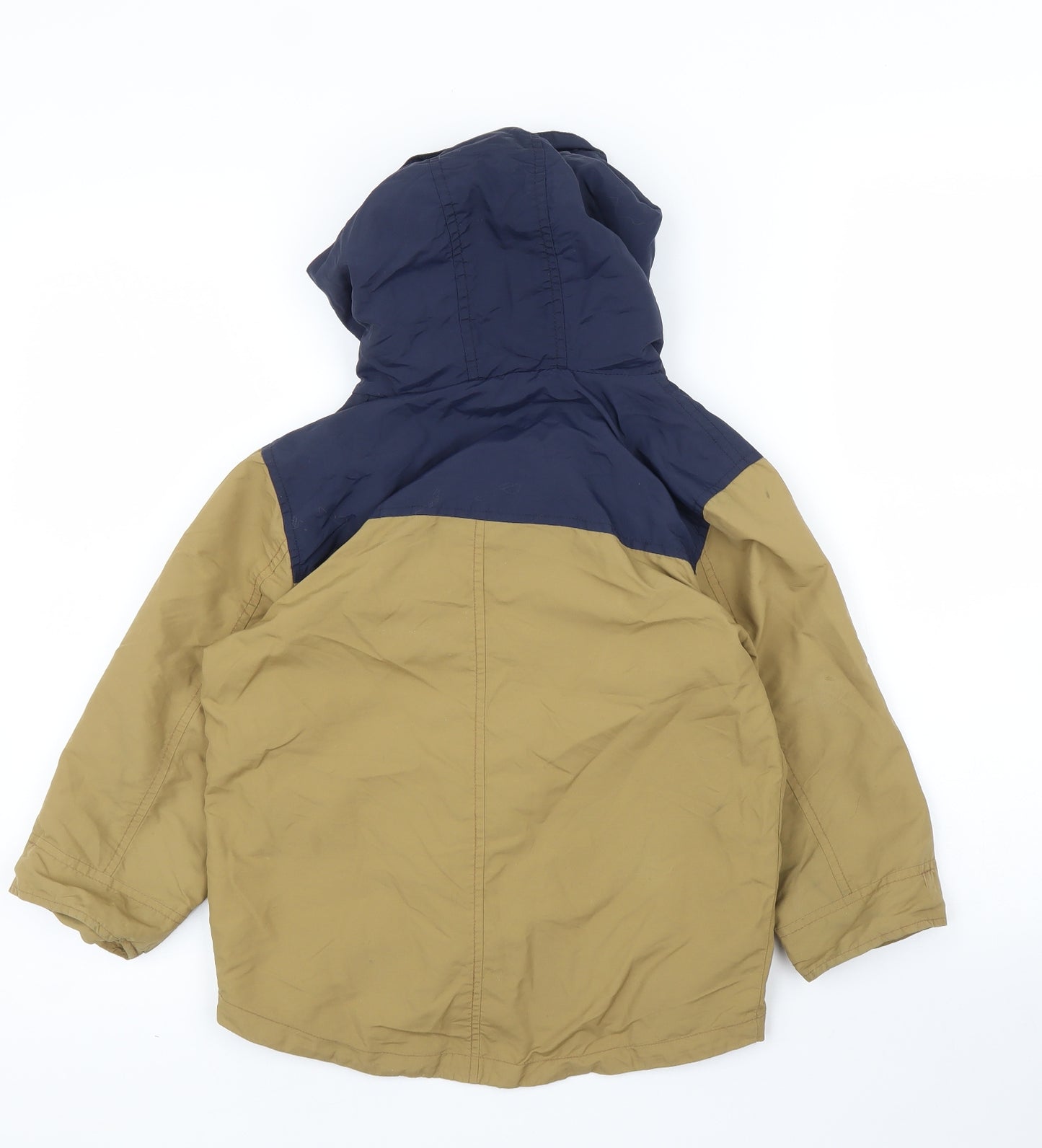 George Boys Beige   Parka Coat Size 4-5 Years