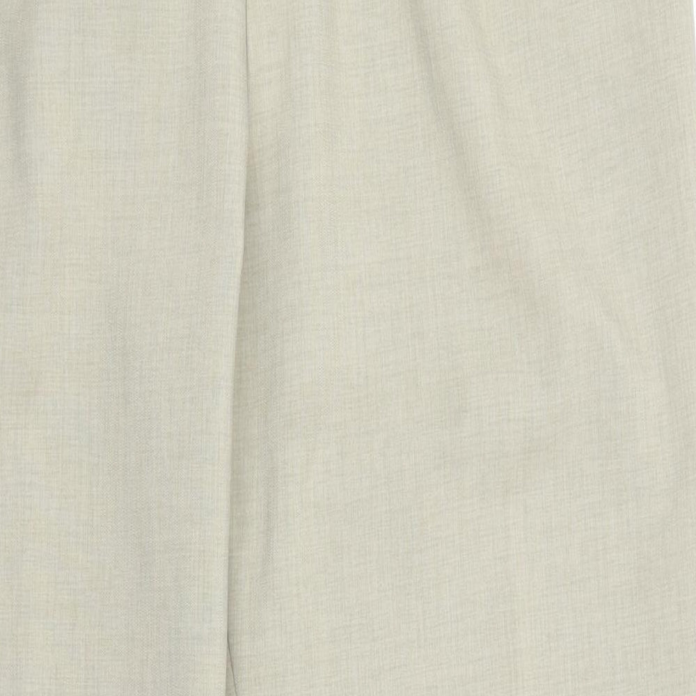 M&S Womens Beige   Capri Trousers Size M L25 in