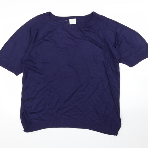 Classics Womens Blue   Pullover Jumper Size L