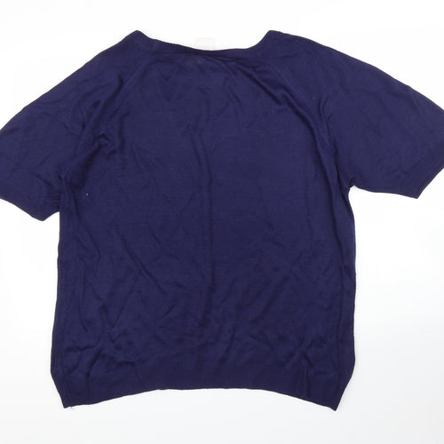 Classics Womens Blue   Pullover Jumper Size L