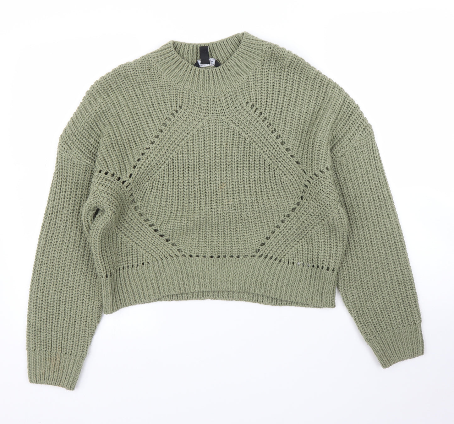 New Look Girls Green   Pullover Jumper Size 14 Years