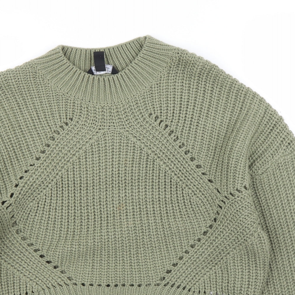 New Look Girls Green   Pullover Jumper Size 14 Years