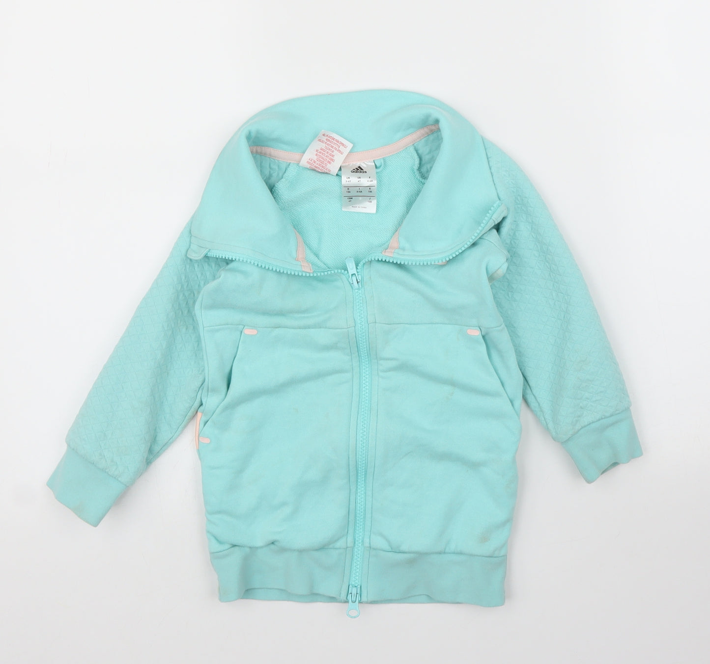 adidas Girls Blue   Full Zip Jumper Size 3-4 Years  - Disney, Frozen