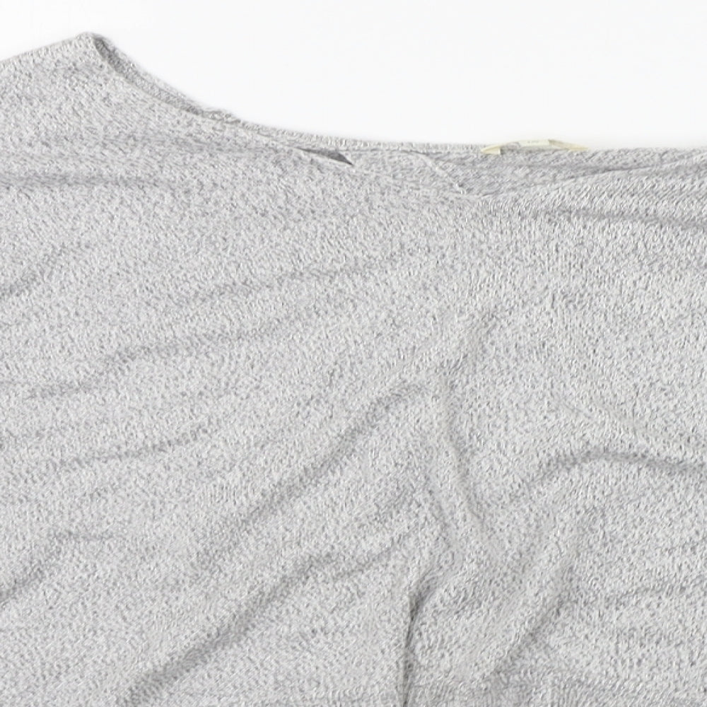 River Island Womens Grey   Basic Blouse Size 10