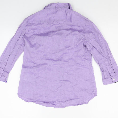 Scullers Boys Purple   Basic Button-Up Size L