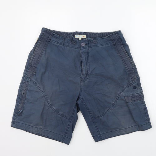 Fat Face Mens Blue   Cargo Shorts Size 34 in