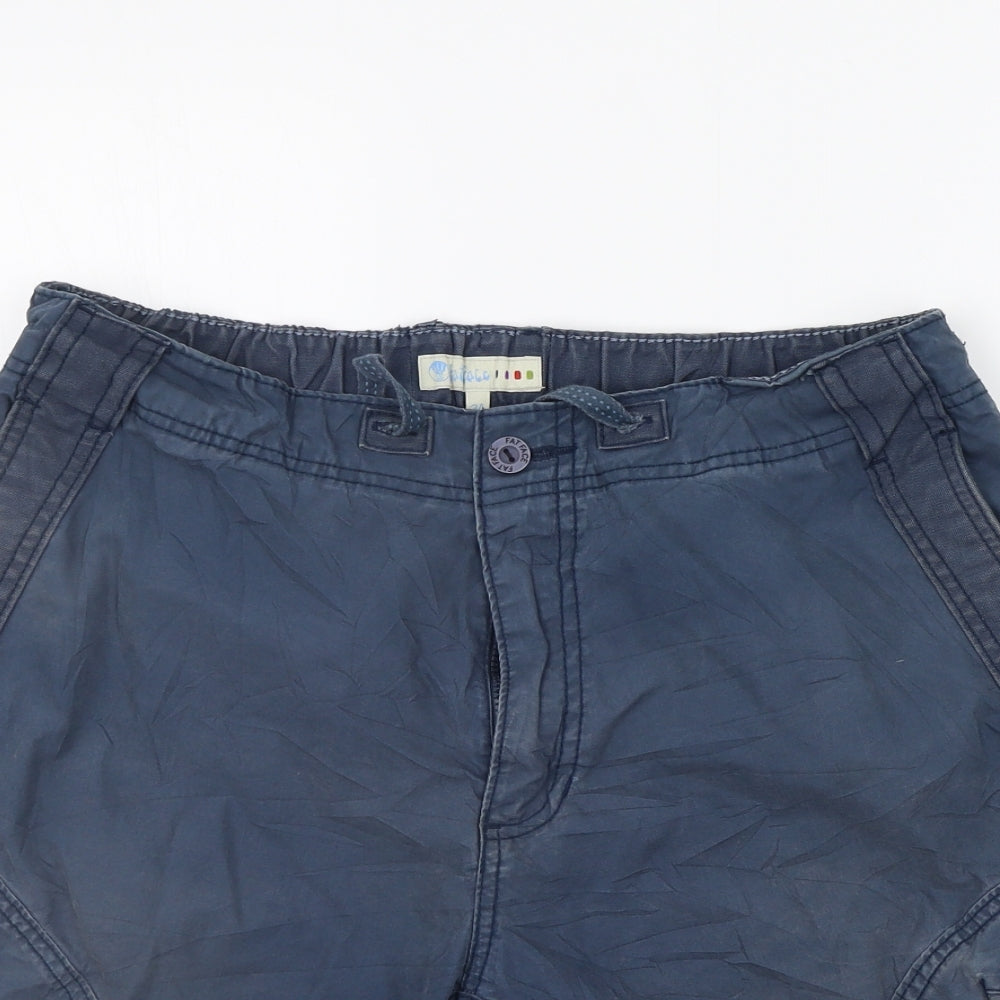 Fat Face Mens Blue   Cargo Shorts Size 34 in