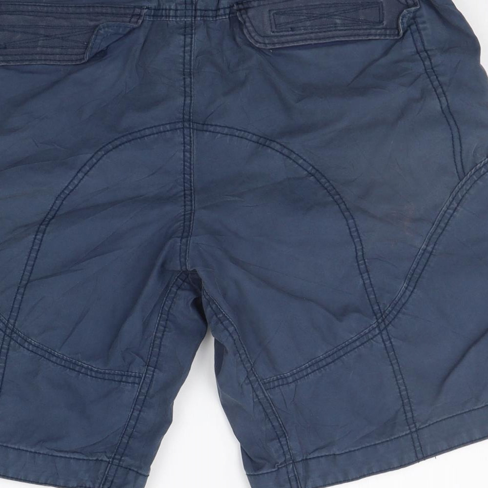 Fat Face Mens Blue   Cargo Shorts Size 34 in