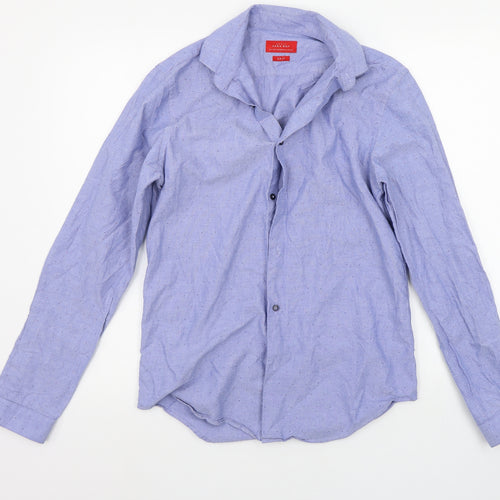ZARA  Mens Blue    Button-Up Size S