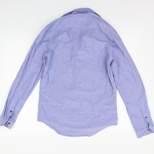 ZARA  Mens Blue    Button-Up Size S