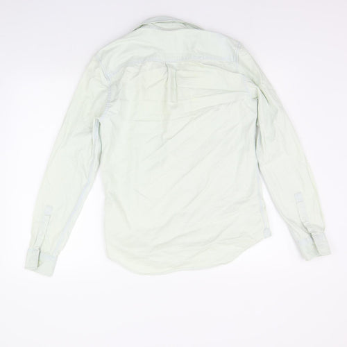 River Island Mens Green    Button-Up Size XS