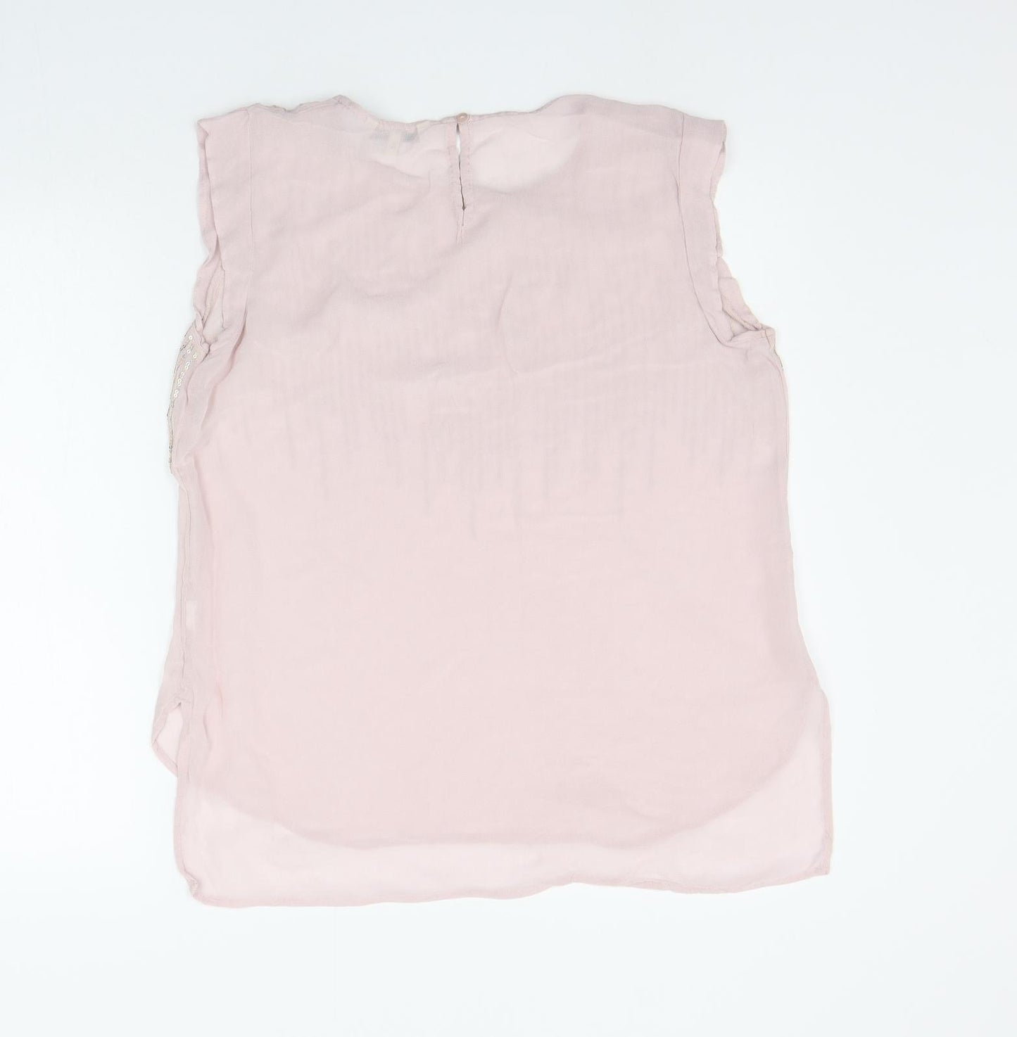 NEXT Womens Pink   Basic T-Shirt Size 16  - details on chest