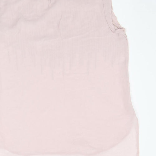 NEXT Womens Pink   Basic T-Shirt Size 16  - details on chest