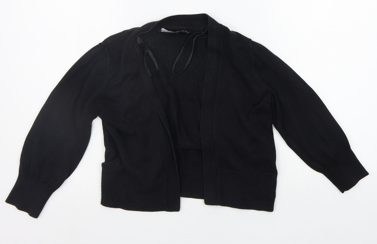 Betty Jackson Black Womens Beige   Cardigan Jumper Size 10