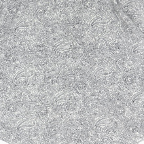 WATCHOUT Mens Grey Geometric   Button-Up Size L