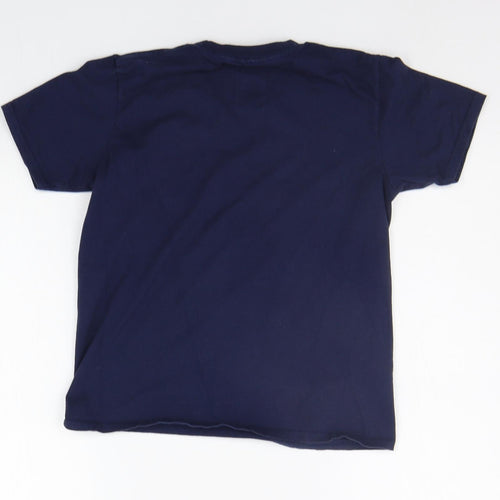 FC Barcelona Boys Blue   Basic T-Shirt Size L
