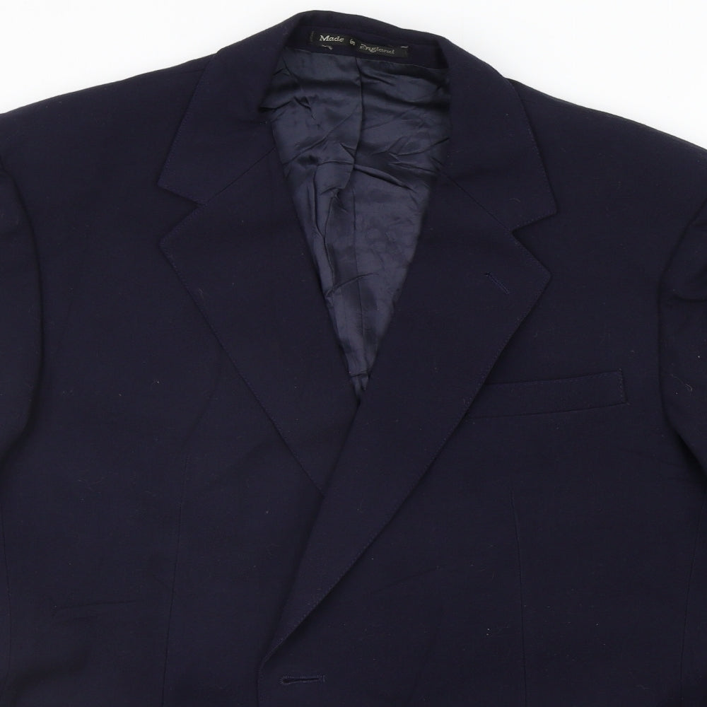 MONTAGUE BURTON  Womens Blue   Jacket Suit Jacket Size 40  - 40 INCH