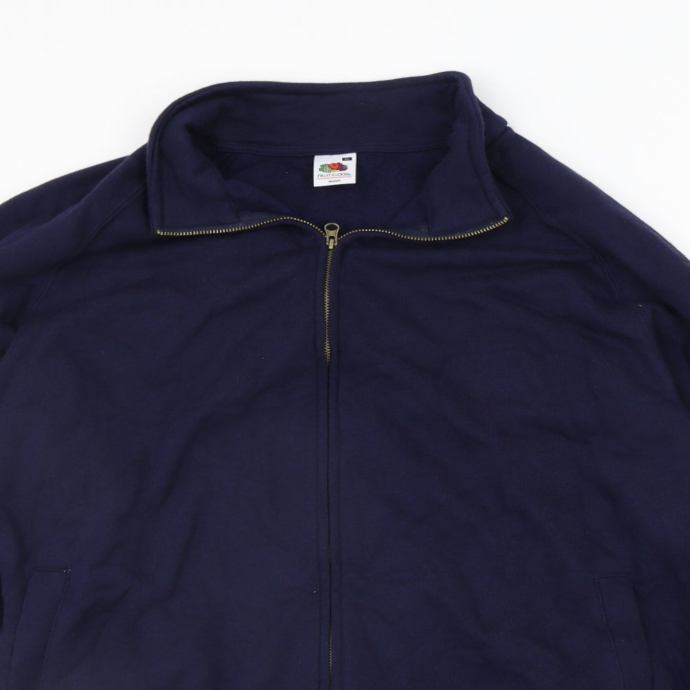 Fruit of the Loom Mens Blue   Jacket Coat Size XL