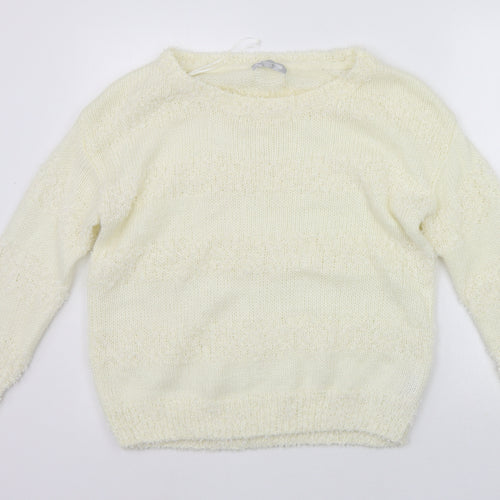 Red Herring Womens Yellow   Pullover Jumper Size 14