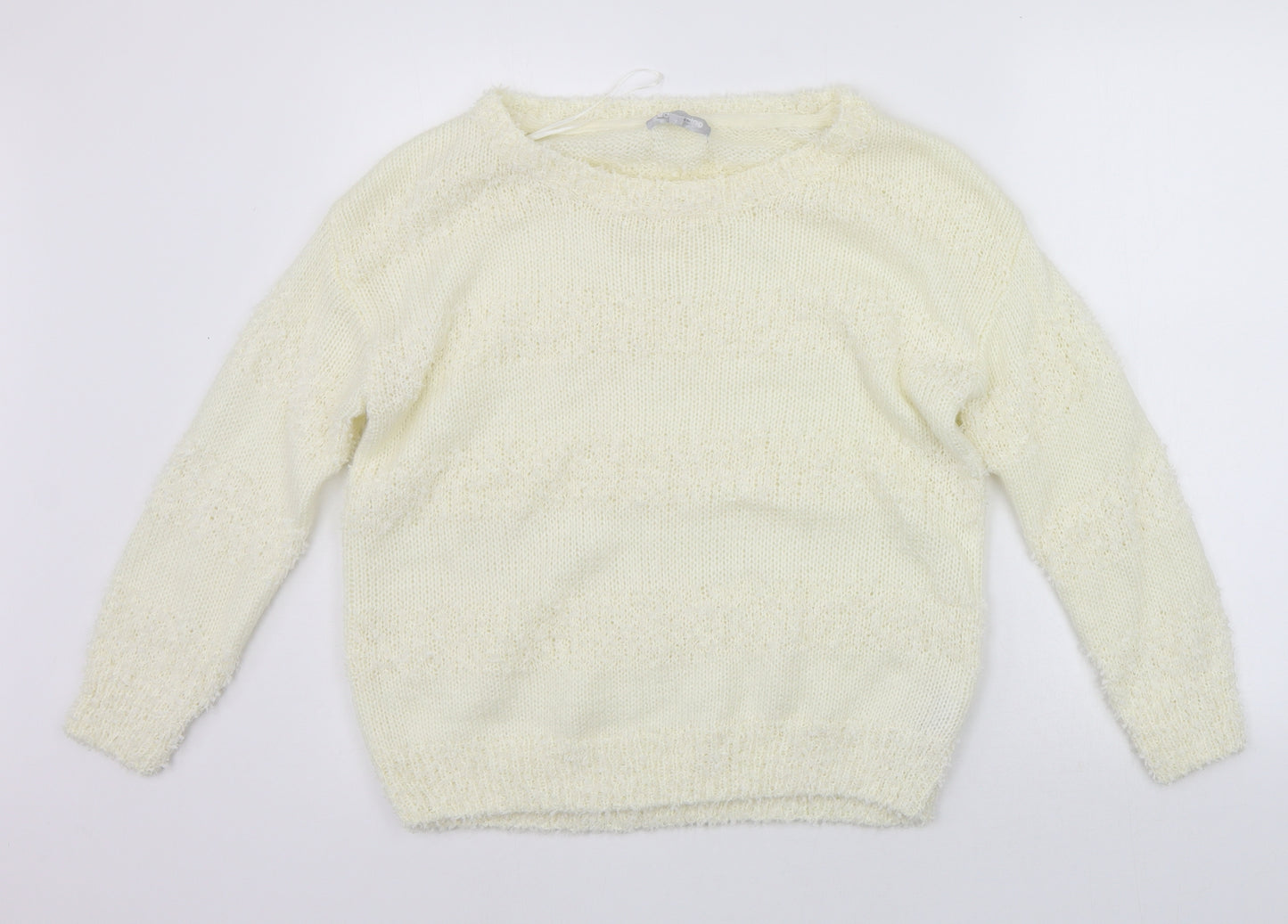Red Herring Womens Yellow   Pullover Jumper Size 14
