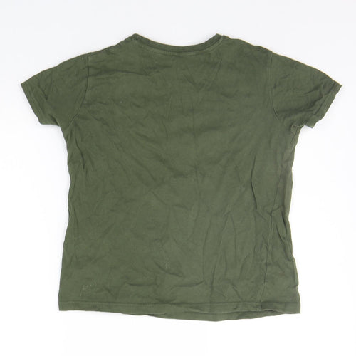 Primark Boys Green   Basic T-Shirt Size 8-9 Years
