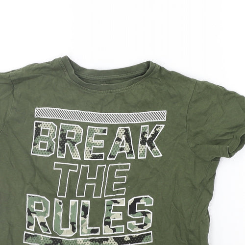 Primark Boys Green   Basic T-Shirt Size 8-9 Years