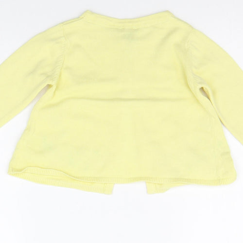 Monsoon Girls Yellow   Cardigan Jumper Size 2-3 Years