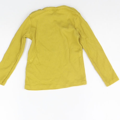 F&F Girls Yellow   Basic T-Shirt Size 4-5 Years