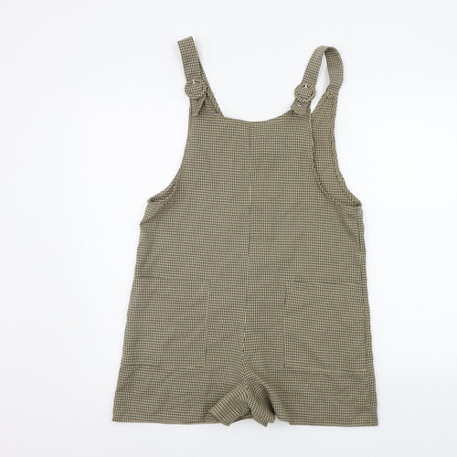 Primark Womens Beige Geometric  Jumpsuit One-Piece Size 10