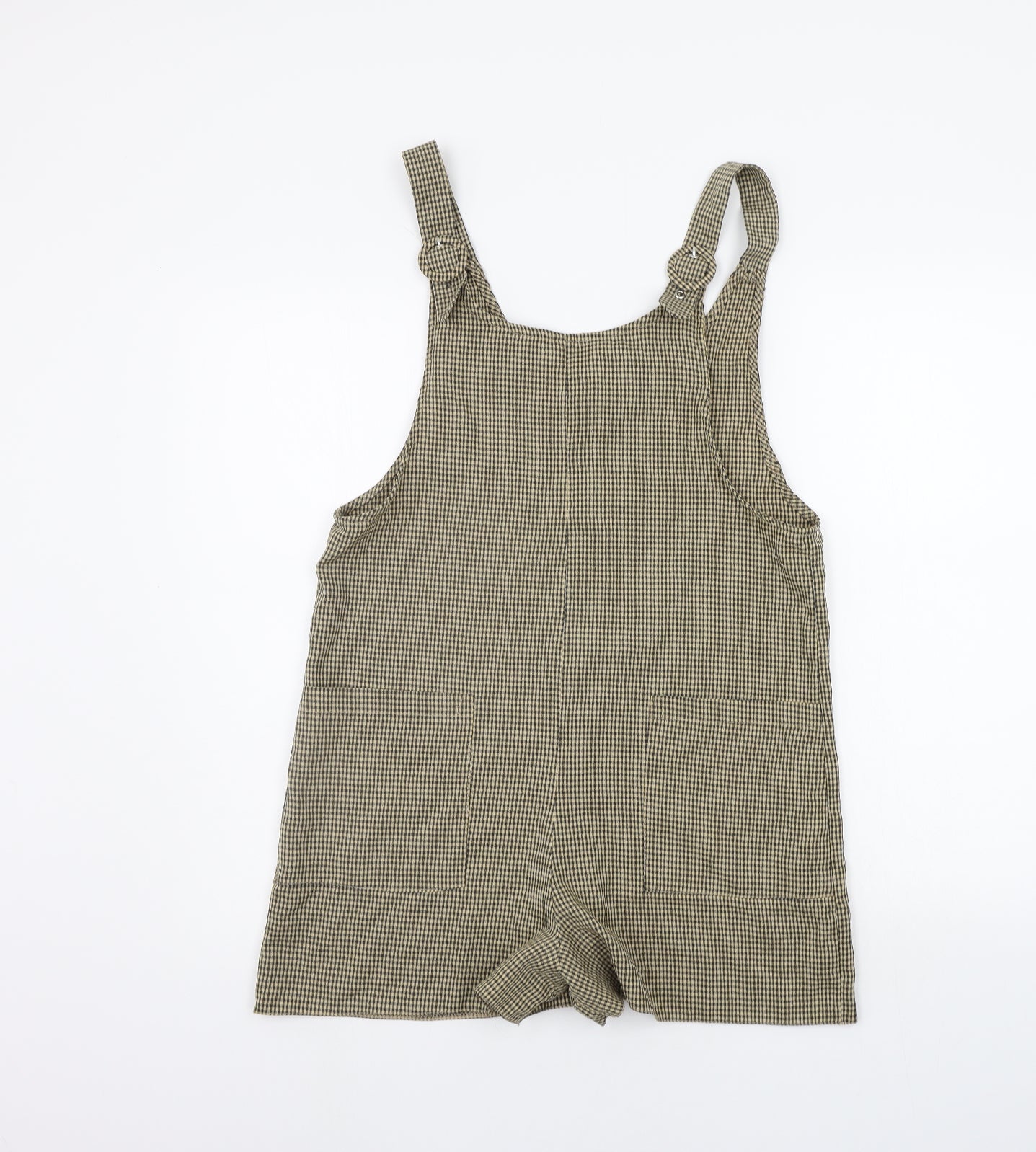 Primark Womens Beige Geometric  Jumpsuit One-Piece Size 10