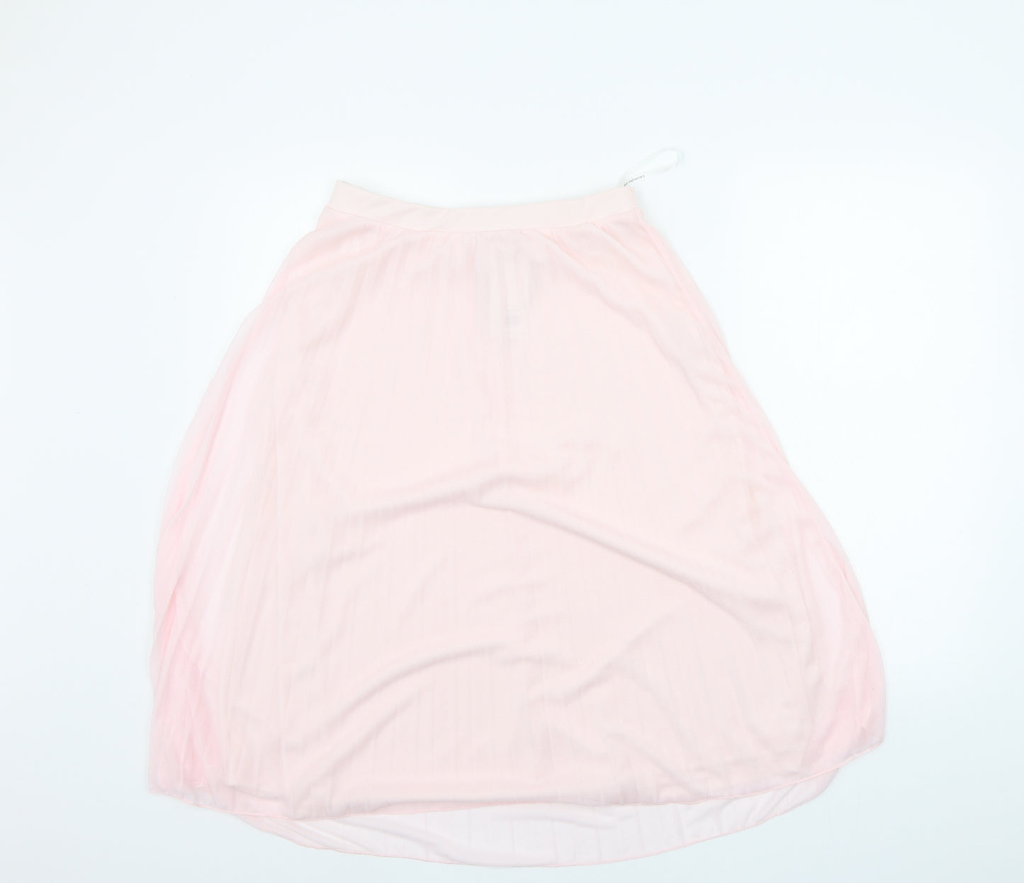 Dorothy Perkins Womens Pink Houndstooth  A-Line Skirt Size 10